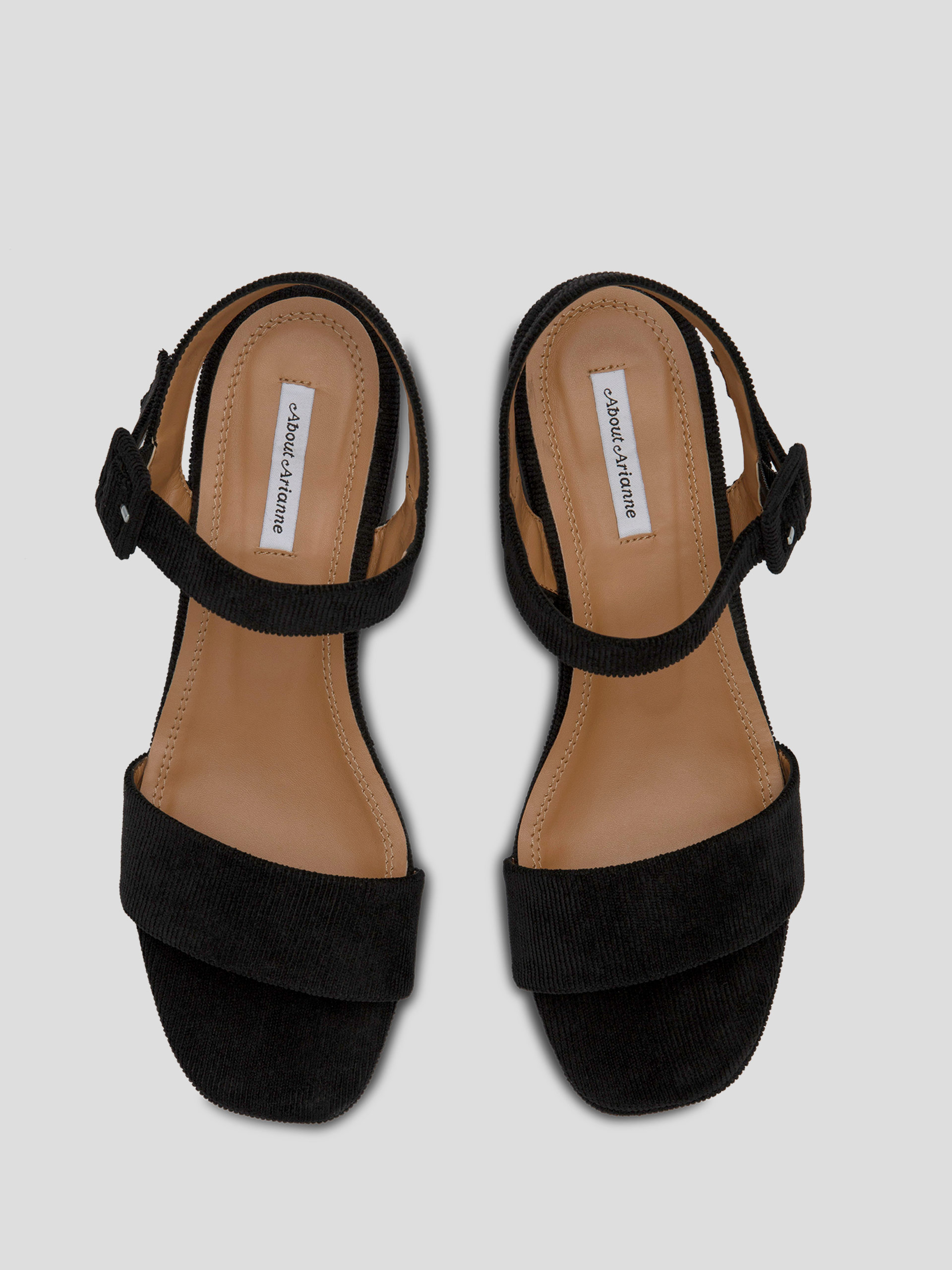 corduroy black platforms