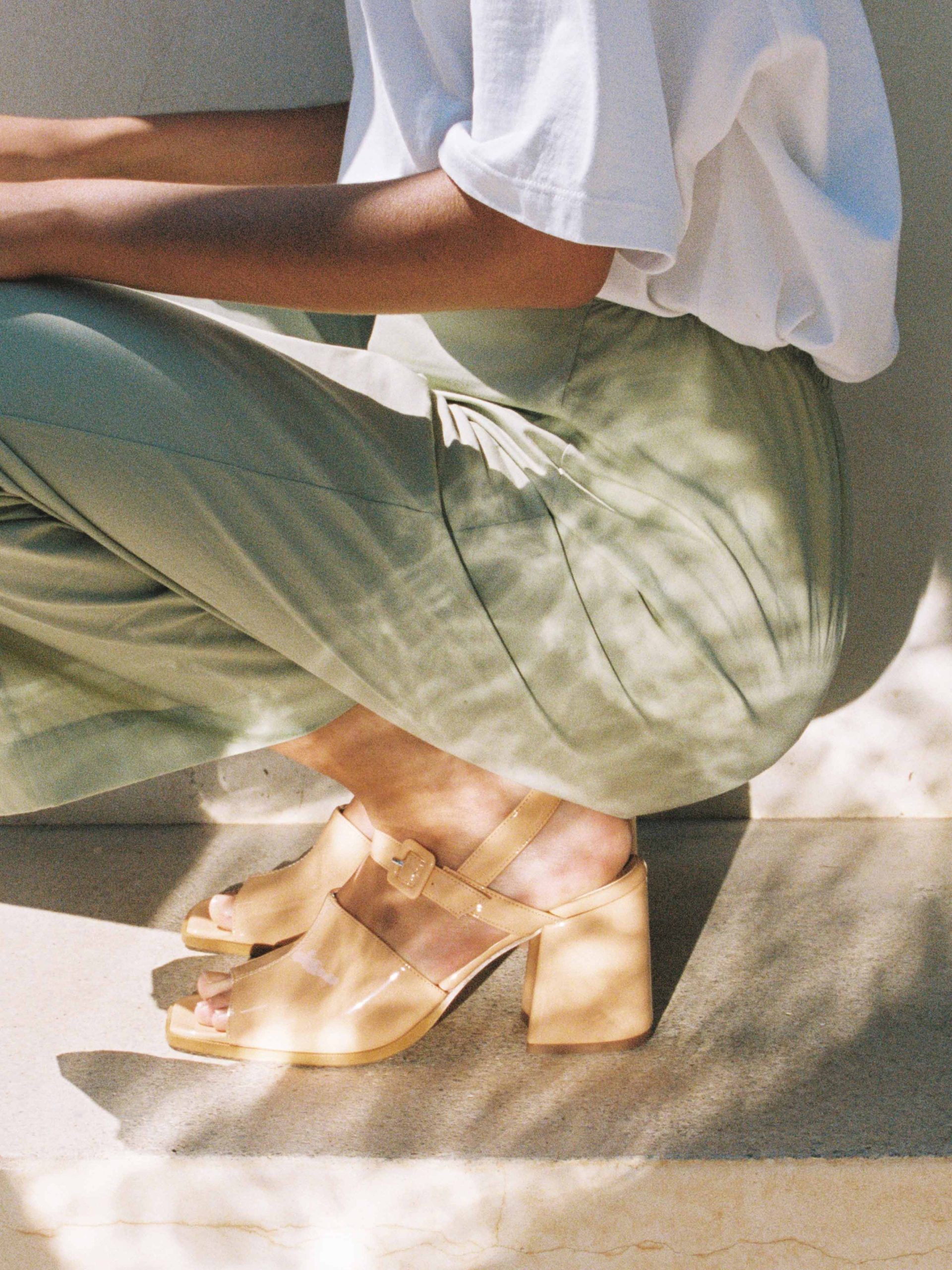 vegan leather sandal