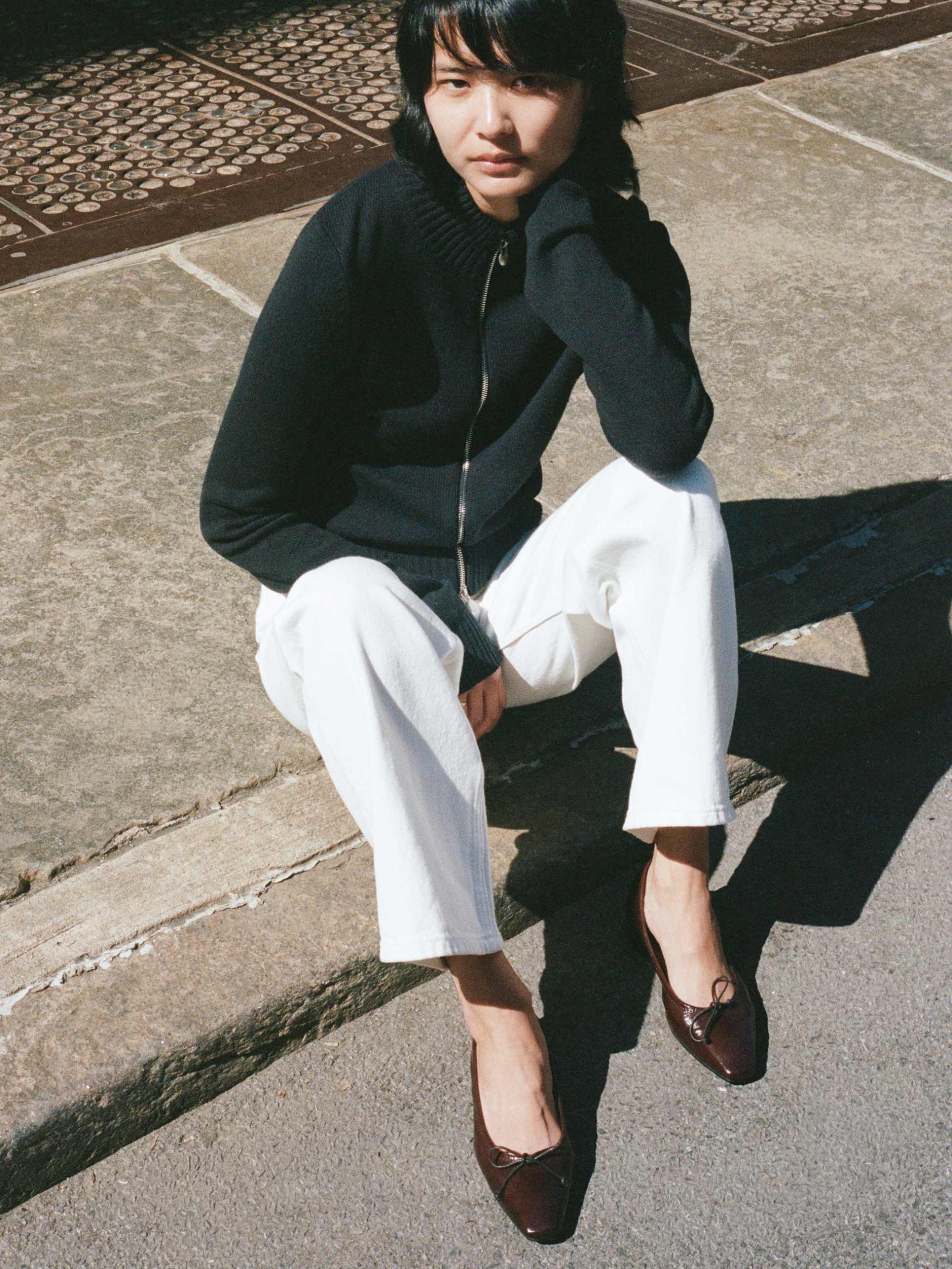 Mina Patent Brown